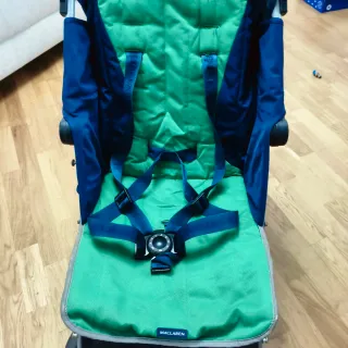 Silla de paseo Maclaren verde y azul