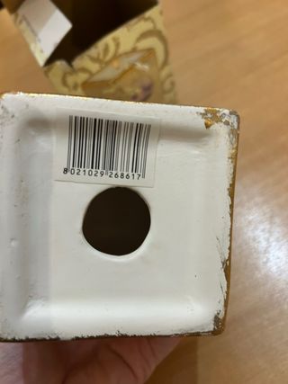 Portacandele decorativo dorato con angeli