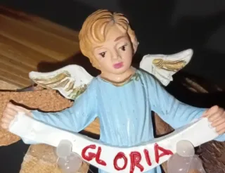 Presepio handmade:capanna, personaggi,decorazioni