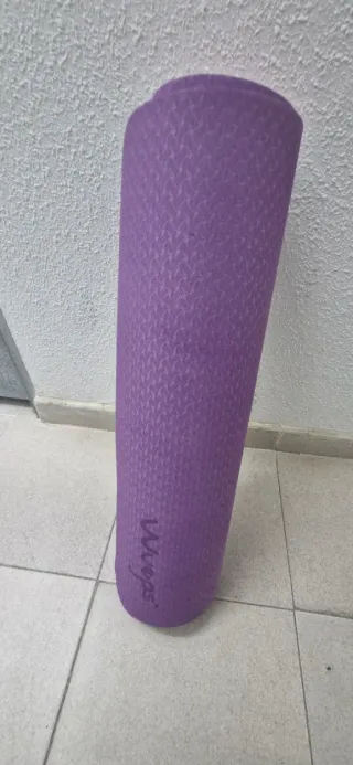 Esterilla Yoga Wueps Morada + Correa y Bolsa