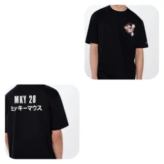 Camiseta Mickey Mouse MKY 28 Negra Talla S