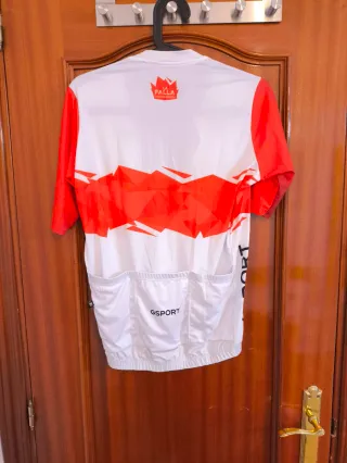 Maillot Ciclismo Gsport Blanco Naranja
