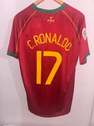 Camiseta Retro Fútbol C. Ronaldo Portugal 2006