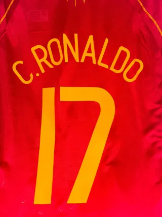 Camiseta Retro Fútbol C. Ronaldo Portugal 2006