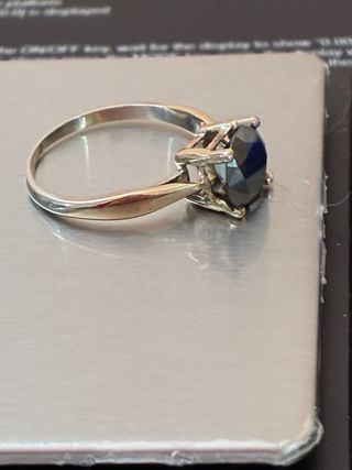 Anillo Oro 18k Diamante Negro 1.71 Ct IGL