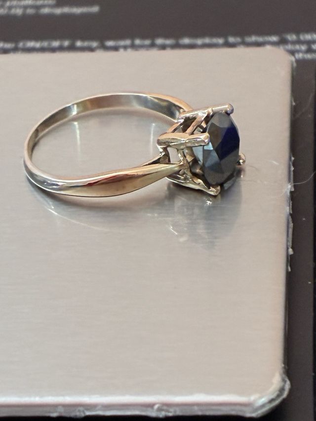 Anillo Oro 18k Diamante Negro 1.71 Ct IGL