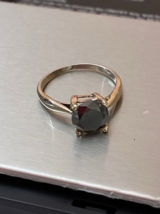 Anillo Oro 18k Diamante Negro 1.71 Ct IGL