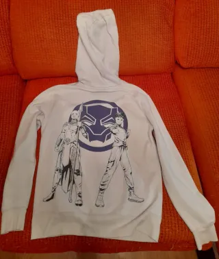 Sudadera Marvel Hombre Blanca