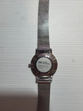 Reloj Mark Maddox Mujer Plata y Blanco