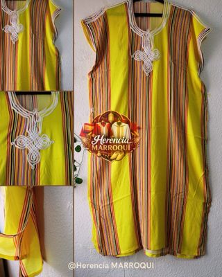 Vestido Marroquí Multicolor Talla Única