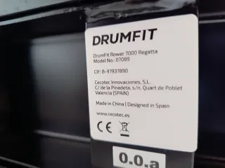 Máquina de Remo Cecotec Drumfit
