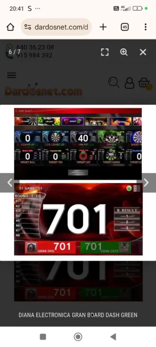 Diana Electrónica gran board Dash