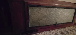 Puerta doble madera maciza