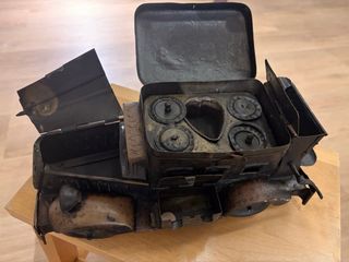 Coche antiguo caja fumador/tabaco años 20-30