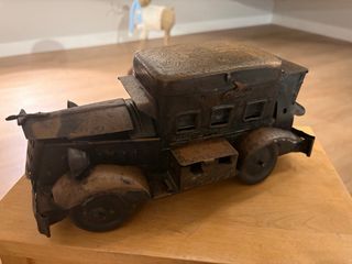 Coche antiguo caja fumador/tabaco años 20-30