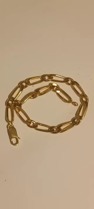 3 Pulseras Chapadas en Oro