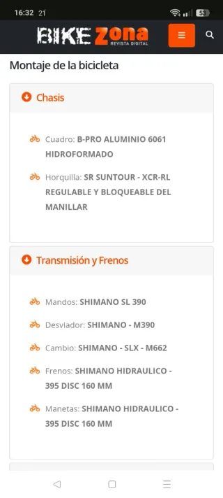 Bicicleta Montaña B Pro M500