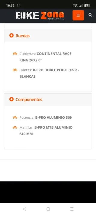 Bicicleta Montaña B Pro M500