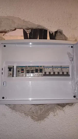 Electricista de domicilios e industrial.