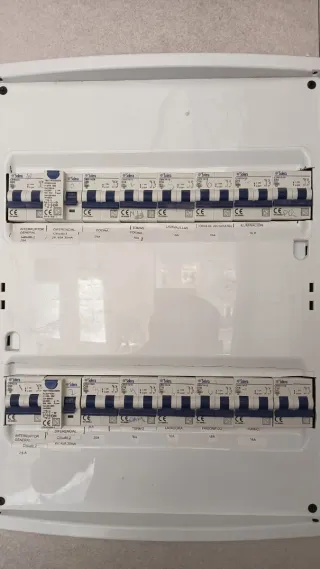 Electricista de domicilios e industrial.