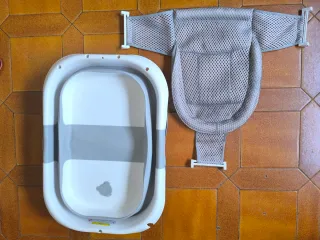 Bañera bebé plegable con soporte