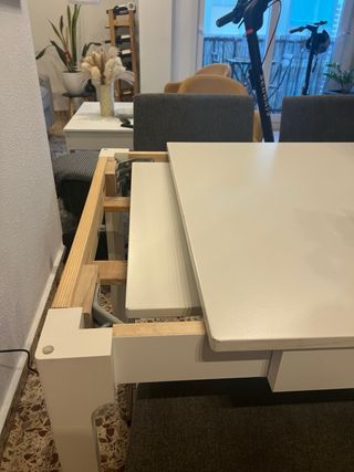 Mesa extensible de Ikea  120cm y 4 sillas