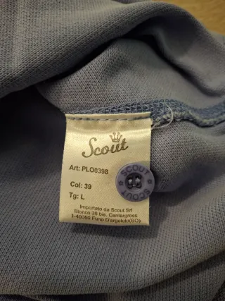 Polo Scout Blu Taglia L