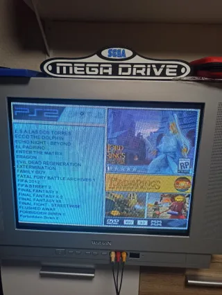 Disco Duro PS2 Fat + 300 juegos