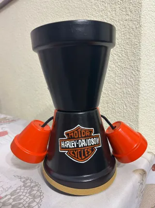 Macetas artesanales pintadas a mano