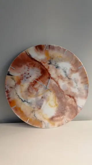 Elegante reloj de pared grande 50cm