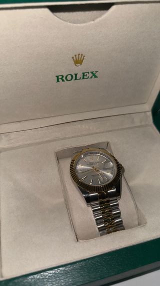 Reloj Rolex Datejust Oro y Plata