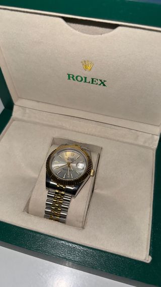 Reloj Rolex Datejust Oro y Plata