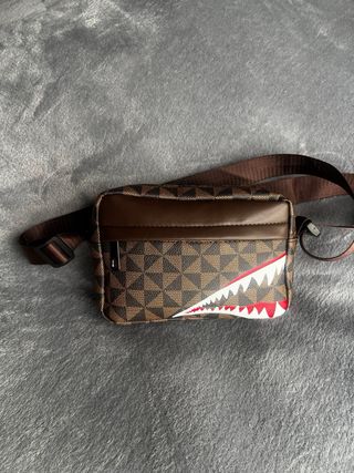 Bolso de hombro hombre estampado