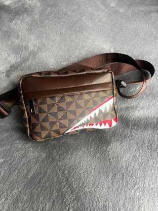 Bolso de hombro hombre estampado