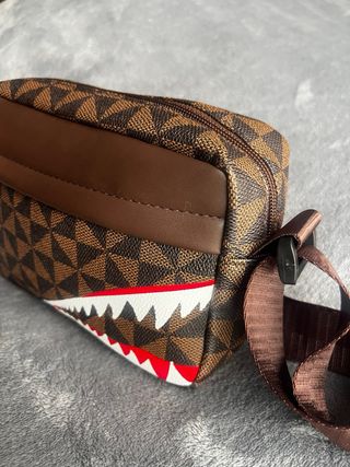 Bolso de hombro hombre estampado