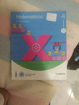 Libros matemáticas 4 de primaria