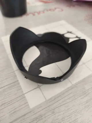 Funda cámara fotos cuero negra y accesorios