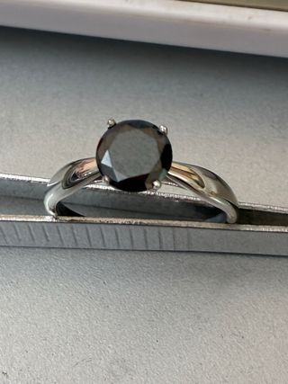 Anillo Oro 18k Diamante Negro 1.04 Ct