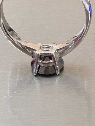 Anillo Oro 18k Diamante Negro 1.04 Ct