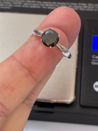 Anillo Oro 18k Diamante Negro 1.04 Ct