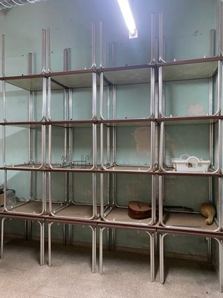 Mesa Terraza Mosaico Piedra y Madera