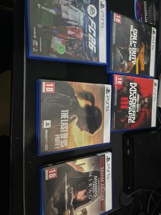 Lote 4 Juegos PS5: FC 26, Call of Duty, Last of Us