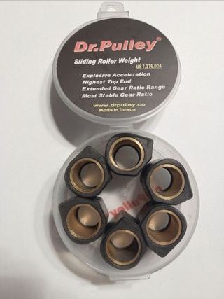 Rodillos Dr. Pulley 23x18mm 17g Black Pearl