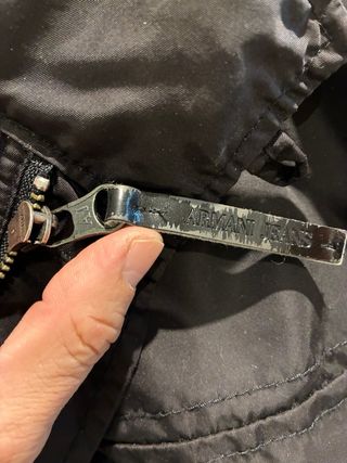 Cazadora Armani Negra Hombre Talla S