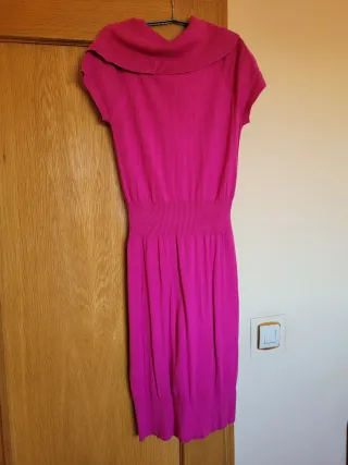 Vestido MORGAN Punto Rosa Talla M