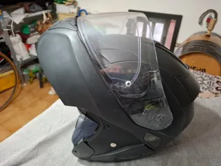 Casco de moto integral negro