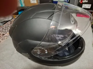 Casco de moto integral negro