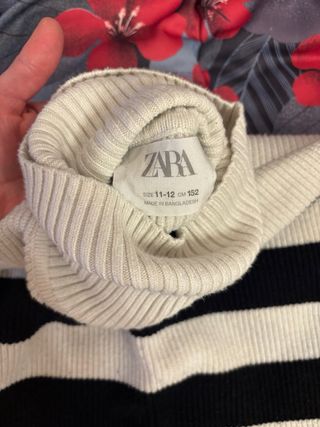 Maglione Zara a righe 11/12 anni
