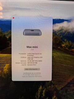Mac Mini 2018 Space Gray, modelo A1993