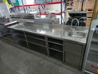 Conjunto 2 Muebles Acero Inoxidable